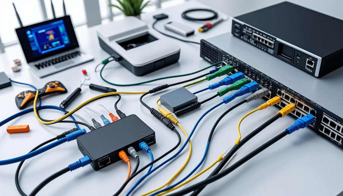 découvrez les distinctions clés entre les hubs et les switches pour optimiser la performance de votre réseau. apprenez comment choisir l'appareil adapté à vos besoins et améliorer la gestion de vos données.
